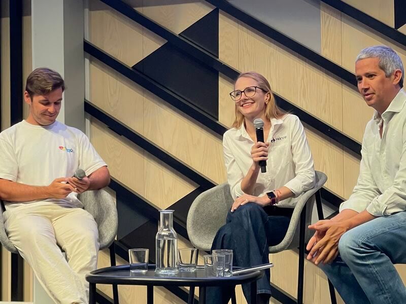 Irene Rosich en el panel de EU-LAC.
